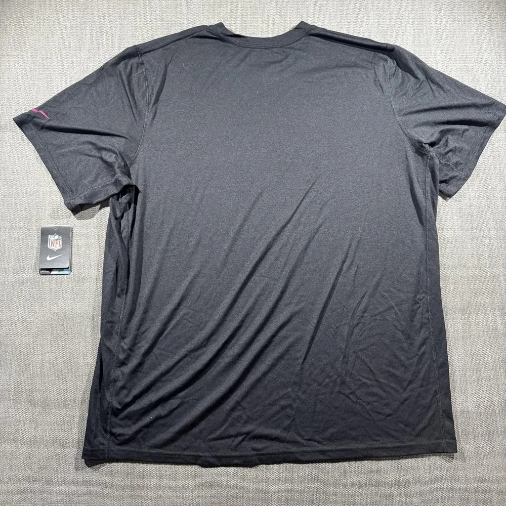 Atlanta Falcons Shirt Mens 2XL Gray NFL Football Nike Dri Fit Crucial Catch